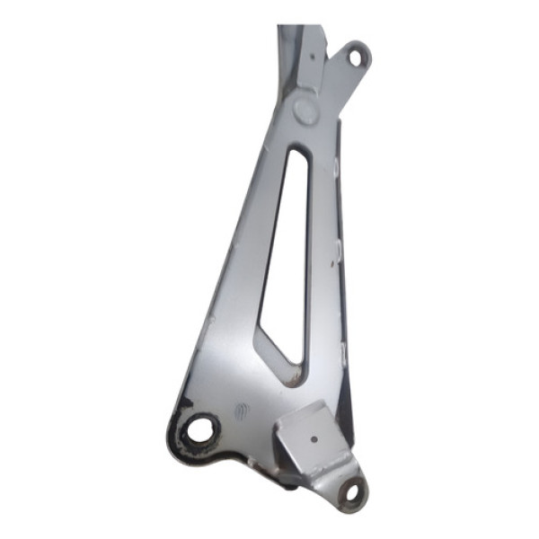 Bacalhau Suporte Pedaleira Direta Ybr 125 2000 2001 2008 Prateado