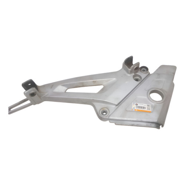 Bacalhau Suporte Pedaleira Esquerdo Twister 250  2001 2008 Prateado