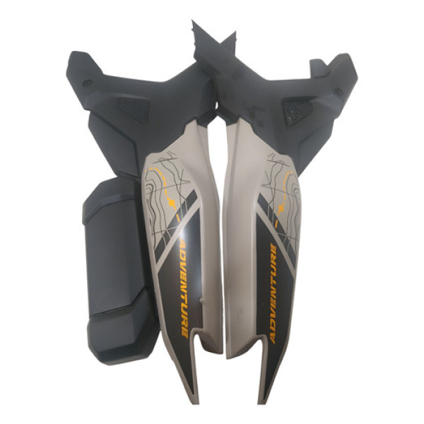 Par Carenagem Sahara 300 2025 Original Usado Bege