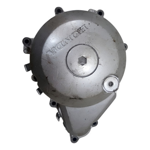 Tampa Motor Esquerdo Embreagem Titan 150  2004 2005 2014 Cinza