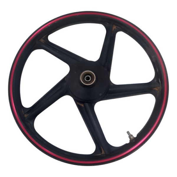 Roda De Liga Leve Dianteiro Completo Dafra Super 50 2018 Preto