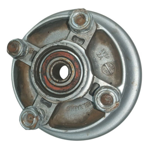 Flange Coroa Cg Titan  150  2004 2005 2006 2007 2008 Prateado