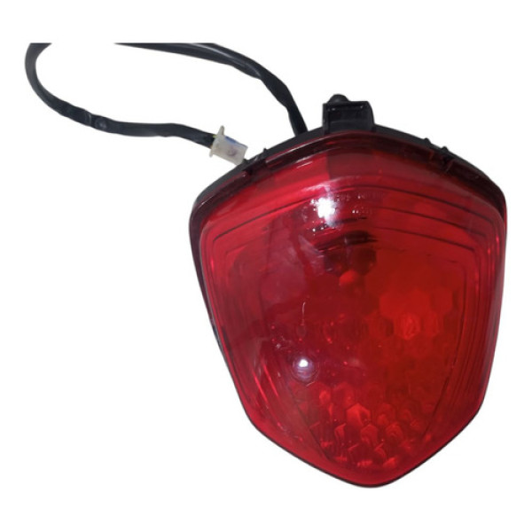 Lanterna Traseira Fan Titan Start 160 2016 2017 2018 2023 Ambos Lados Vermelho