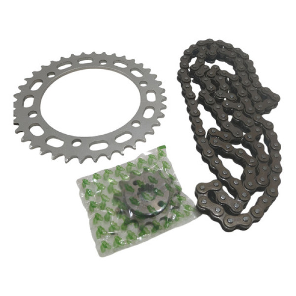 Kit Transmissão Aço 1045   Xre 300 2009 2010 2011 2012 2023 Preto