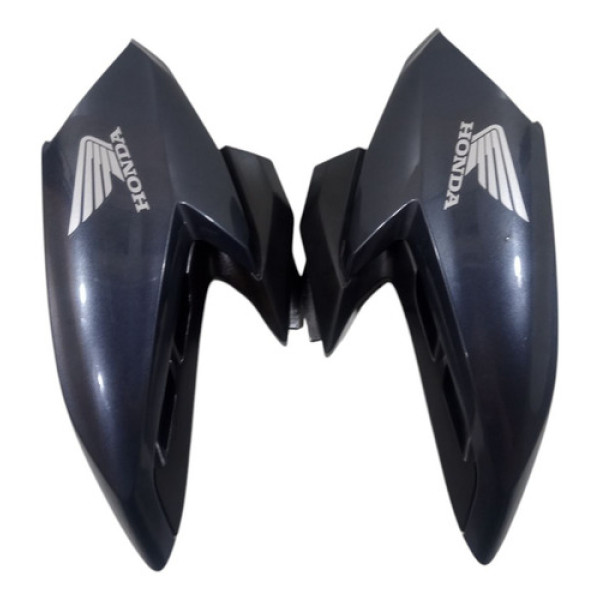 Carenagem Asa Tanque Fan 160 Titan 160 Cinza  2023 2024 Cinza-escuro